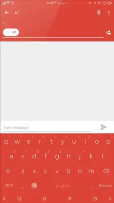 Flat Style Colored Keyboard android App screenshot 2